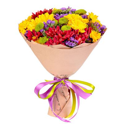 Красивая цветочная композиция «Жаркое лето»