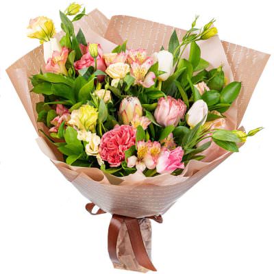 Дизайнерский букет «Солнечный рассвет»