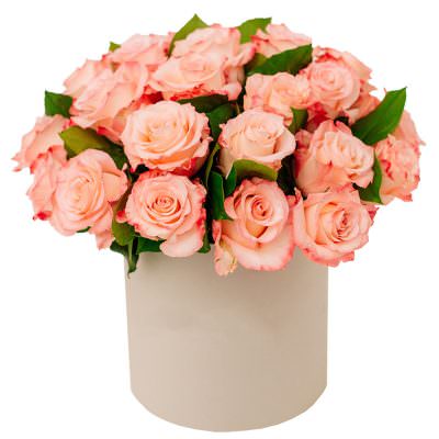 Букет из розы в коробке «Чувство»