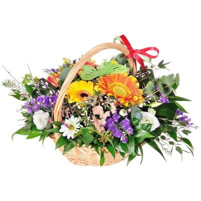 Цветочная композиция «Светофор»